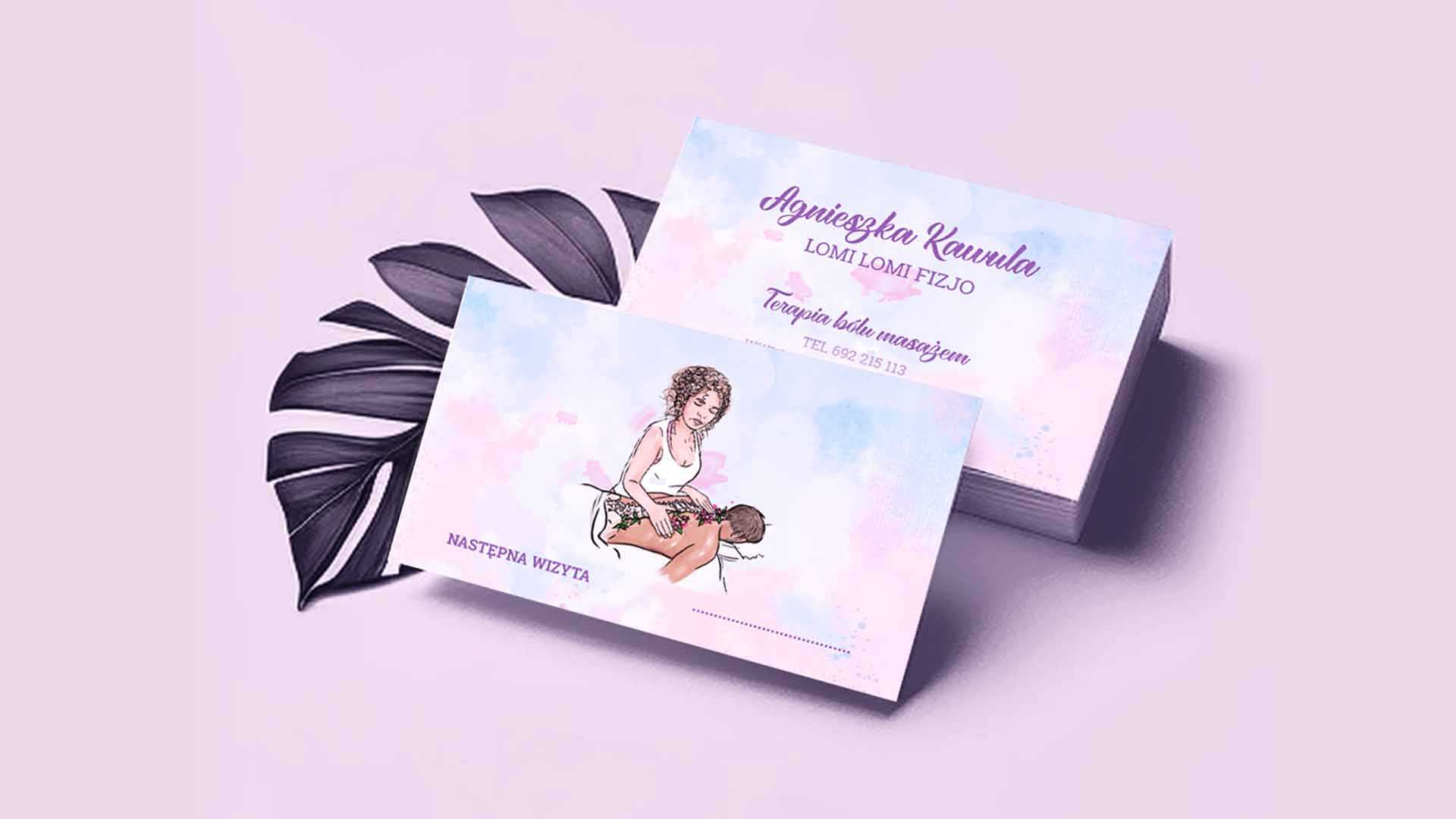 Physiotherapy Business Card Design Evenflow Studio